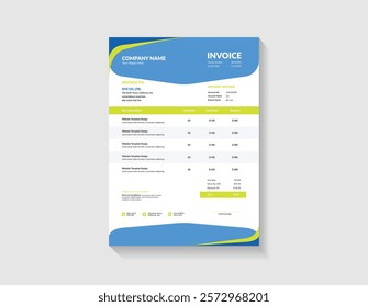 Elegant Invoice Layout for Business Use