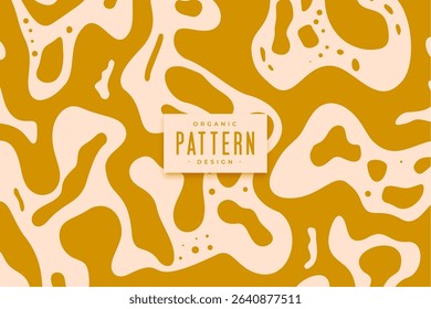 elegant irregular organic curvy pattern backdrop design vector