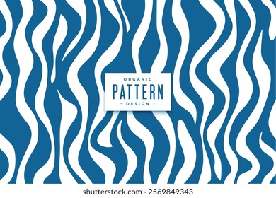 elegant irregular wavy organic pattern backdrop vector