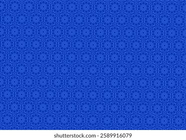 Elegant Islamic Arabic Pattern Design in Blue: A Serene Background Reflecting Timeless Beauty, Tranquility, and Spiritual Harmony."