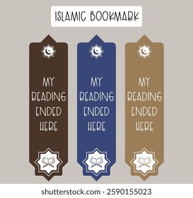 Elegant Islamic Bookmark Set – Printable and Digital