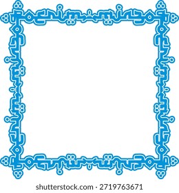 Elegante Vector de marco de caligrafía islámica con detalles ornamentales decorativos. Ideal para caligrafía árabe, versos del Corán, citas islámicas, diseños de Ramadán y Eid. Adecuado para carteles, invitaciones, tarjetas de felicitación, certificados y proyectos digitales o impresos. Formato de Vector totalmente escalable y editable.