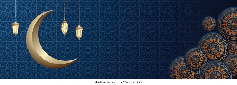 Elegant Islamic celebration greeting cards Ramadan Kareem, Ramadan Mubarak.