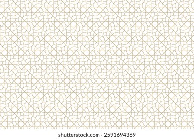 Elegant Islamic Geometric Seamless Pattern