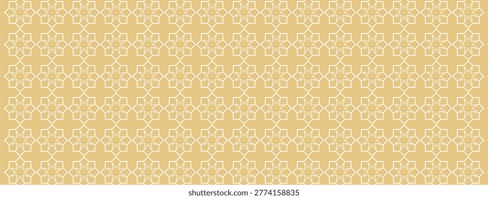 Elegant Islamic Geometric Seamless Pattern Background 