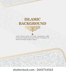 Elegant Islamic Greeting Card Design