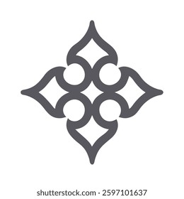 Elegant Islamic ornament vector design featuring a beautifully detailed mosque with intricate Arabic patterns. Perfect for Ramadan, Eid, Islamic events, and decorative projects.