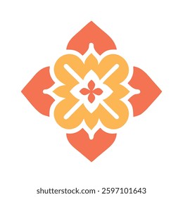 Elegant Islamic ornament vector design featuring a beautifully detailed mosque with intricate Arabic patterns. Perfect for Ramadan, Eid, Islamic events, and decorative projects.