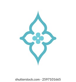 Elegant Islamic ornament vector design featuring a beautifully detailed mosque with intricate Arabic patterns. Perfect for Ramadan, Eid, Islamic events, and decorative projects.