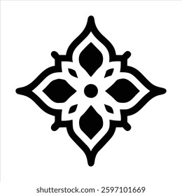 Elegant Islamic ornament vector design featuring a beautifully detailed mosque with intricate Arabic patterns. Perfect for Ramadan, Eid, Islamic events, and decorative projects.