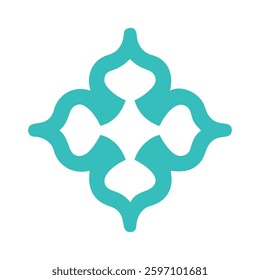 Elegant Islamic ornament vector design featuring a beautifully detailed mosque with intricate Arabic patterns. Perfect for Ramadan, Eid, Islamic events, and decorative projects.