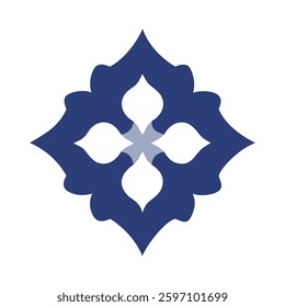 Elegant Islamic ornament vector design featuring a beautifully detailed mosque with intricate Arabic patterns. Perfect for Ramadan, Eid, Islamic events, and decorative projects.