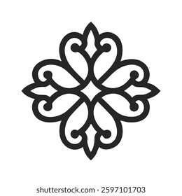 Elegant Islamic ornament vector design featuring a beautifully detailed mosque with intricate Arabic patterns. Perfect for Ramadan, Eid, Islamic events, and decorative projects.