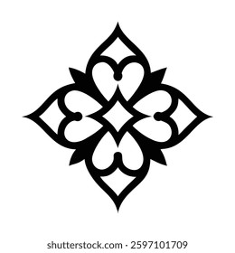 Elegant Islamic ornament vector design featuring a beautifully detailed mosque with intricate Arabic patterns. Perfect for Ramadan, Eid, Islamic events, and decorative projects.