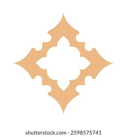 Elegant Islamic ornament vector design featuring a beautifully detailed mosque with intricate Arabic patterns. Perfect for Ramadan, Eid, Islamic events, and decorative projects.