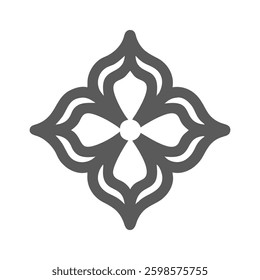 Elegant Islamic ornament vector design featuring a beautifully detailed mosque with intricate Arabic patterns. Perfect for Ramadan, Eid, Islamic events, and decorative projects.