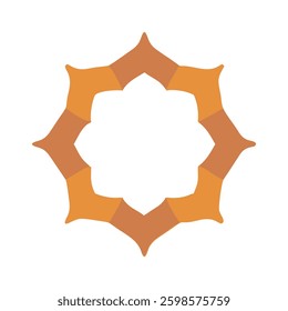 Elegant Islamic ornament vector design featuring a beautifully detailed mosque with intricate Arabic patterns. Perfect for Ramadan, Eid, Islamic events, and decorative projects.