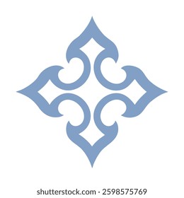 Elegant Islamic ornament vector design featuring a beautifully detailed mosque with intricate Arabic patterns. Perfect for Ramadan, Eid, Islamic events, and decorative projects.