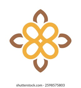 Elegant Islamic ornament vector design featuring a beautifully detailed mosque with intricate Arabic patterns. Perfect for Ramadan, Eid, Islamic events, and decorative projects.