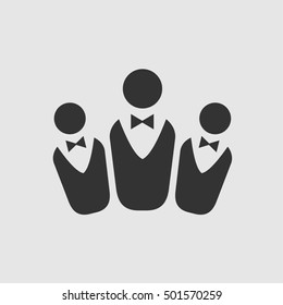 elegant jacket icon