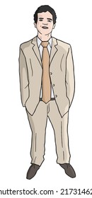 Elegant jacket man