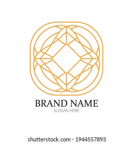 Elegant jewelry brand logo design