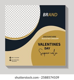 Elegant Jewelry social media post and web banner 