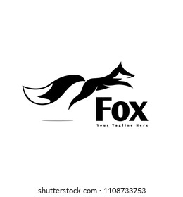 elegant jump fox logo