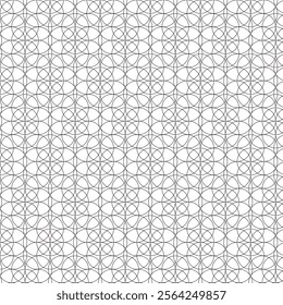 Elegant Kawung: A Simple Pattern with a Touch of Luxury in Indonesian Batik Style