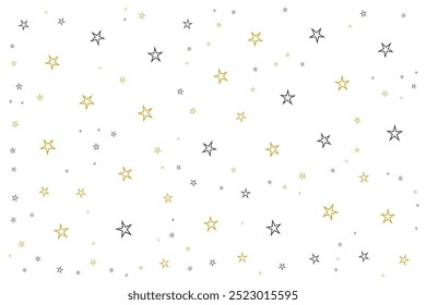 fundo elegante padrão estrela kirakira para o vetor de papel de embrulho