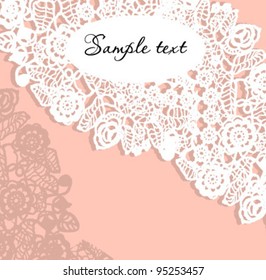 Elegant lace background