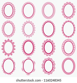 Elegant Lace Borders Frames laser cut. Picture Frames Art scrapbook