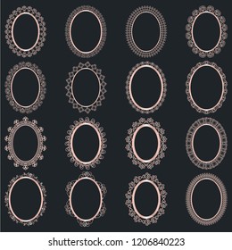 Elegant Lace Borders Frames laser cut. Picture Frames Art scrapbook