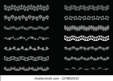 Elegant Lace Borders Frames laser cut. Picture Frames Art scrapbook