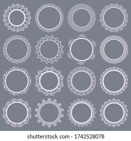 Elegant Lace Borders Frames laser cut. Picture Frames Art scrapbook