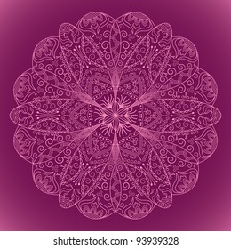 elegant lace floral pattern