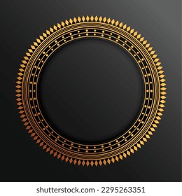 fondo premium de marco de encaje elegante para tarjetas de boda vector de diseño de borde