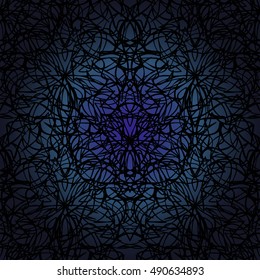Elegant lace-like background. Nice hand-drawn vector illustration