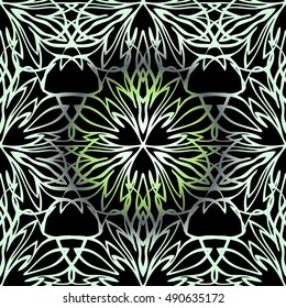 Elegant lace-like background. Nice hand-drawn vector illustration