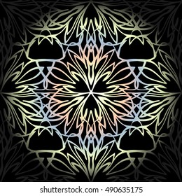 Elegant lace-like background. Nice hand-drawn vector illustration