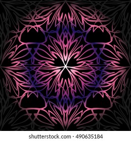 Elegant lace-like background. Nice hand-drawn vector illustration