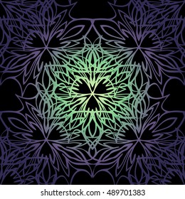 Elegant lace-like background. Nice and interesting hand-drawn illustration