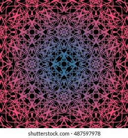 Elegant lace-like seamless pattern. Nice hand-drawn illustration