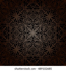 Elegant lace-like seamless pattern. Nice hand-drawn illustration