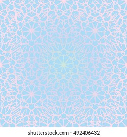 Elegant lace-like seamless pattern. Nice hand-drawn vector illustration