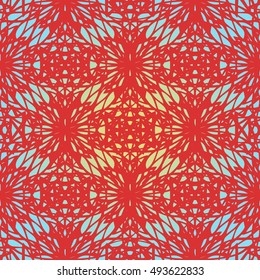 Elegant lace-like seamless pattern. Nice hand-drawn vector illustration