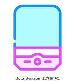 vector de icono de color de lámpara elegante. señal de lámpara elegante. ilustración de símbolo aislado