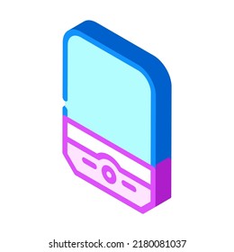 elegant lamp isometric icon vector. elegant lamp sign. isolated symbol illustration