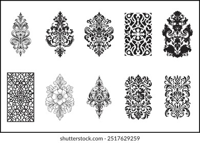 Elegant Laser Cut Decorative Panel Set  Intricate Designs for Modern Home Décor, Stylish Laser Cut Panels Perfect for Wall Décor, Room Dividers, and Interior Design