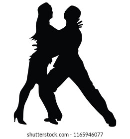 1,233 Female Salsa Dancing Silhouette White Background Images, Stock 